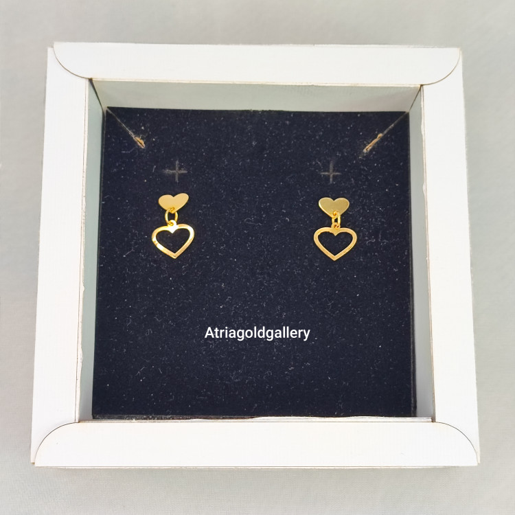 گوشواره میخی قلب