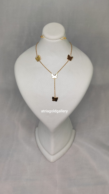 گردنبند طلا پروانه