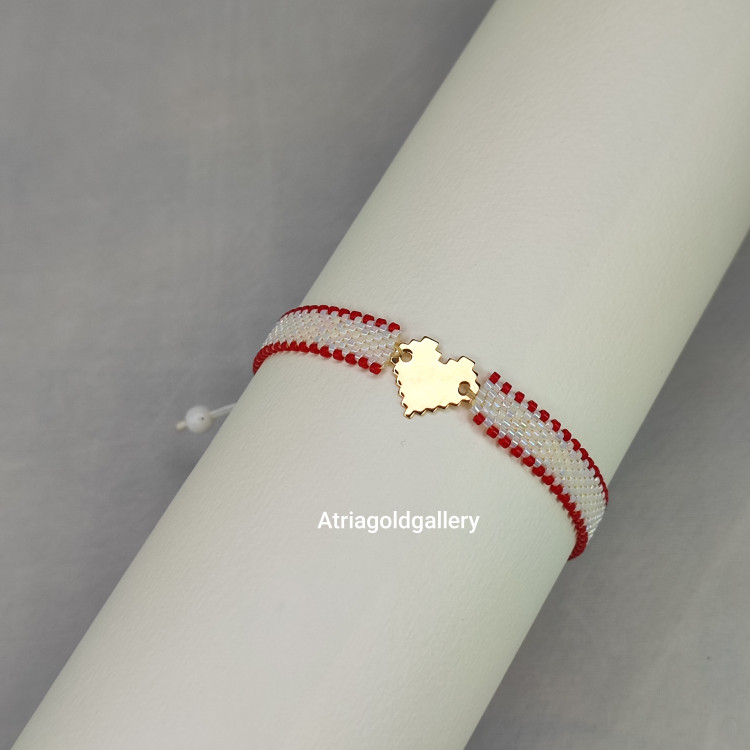 دستبند میوکی قلب پیکسلی