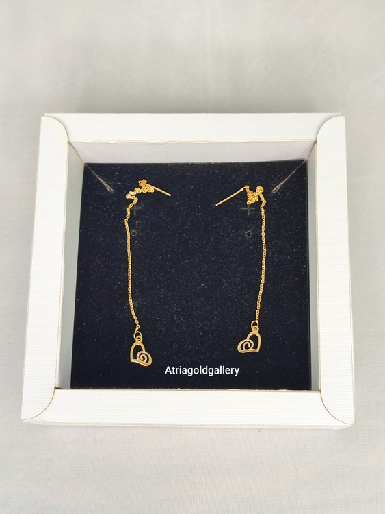 گوشواره طلا بخیه ای