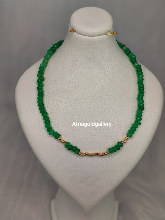 گردنبند گوی الرنادو سنگ جید