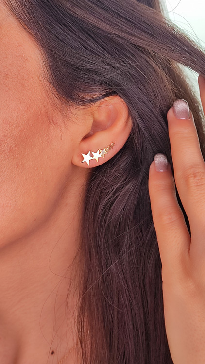 گوشواره طلا ستاره